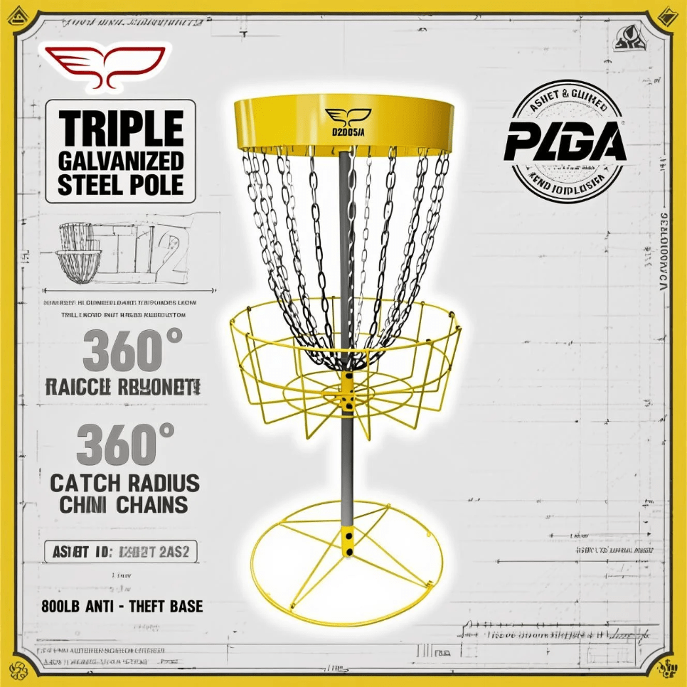 North American Disc Golf Market-High Quality Disc Golf Baskets for Wholesalers