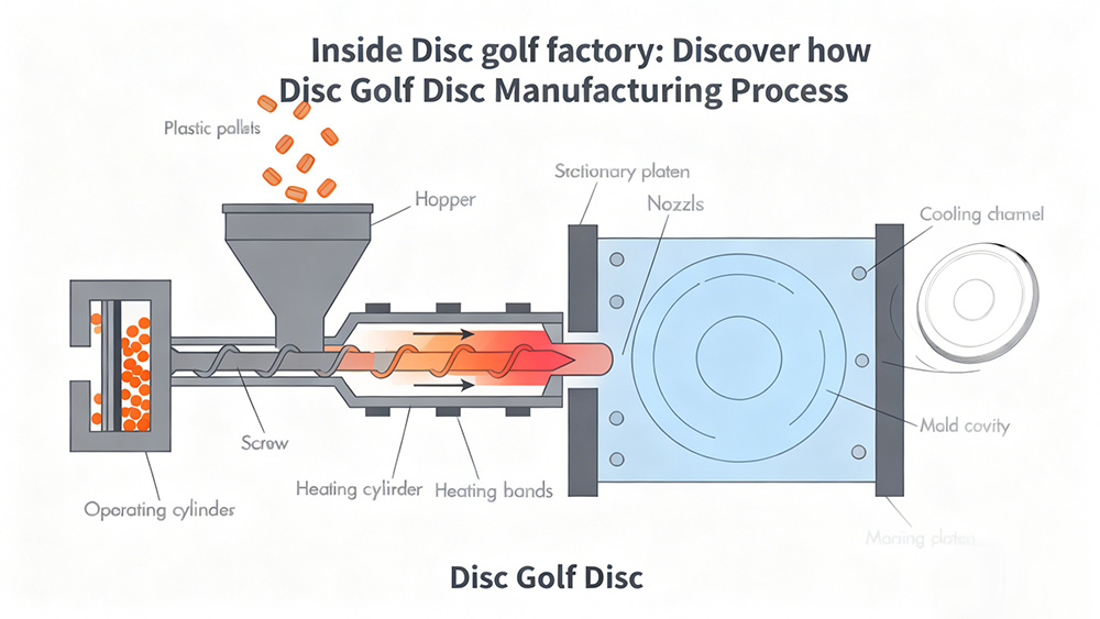 Inside Disc golf factory Discover how Disc Golf Disc Manufacturing Process